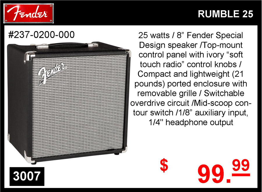 Fender Amps Tulsa Mustang Champion Acoustasonic Rumble